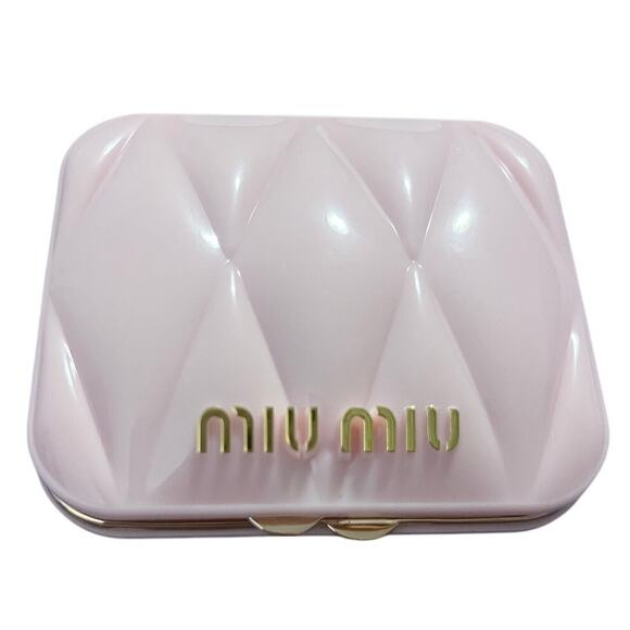 Miu Miu Other - Miu Miu GWP Pink compact Mirror with box and protective bag